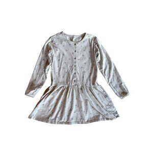 10-12Y Rylee + Cru Button Up Jersey Dress Horseshoes Print